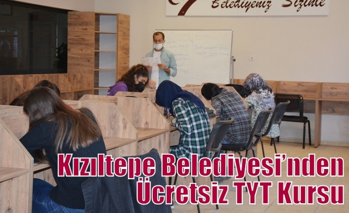 Kızıltepe Belediyesi’nden Ücretsiz TYT Kursu