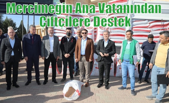 Mercimeğin Ana Vatanından Çiftçilere Destek