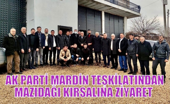 AK PARTİ MARDİN TEŞKİLATINDAN MAZIDAĞI KIRSALINA ZİYARET