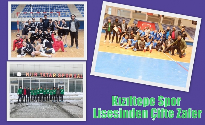 Kızıltepe Spor Lisesinden Çifte Zafer