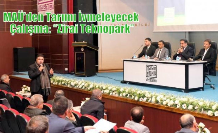 MAÜ’den Tarımı İvmeleyecek Çalışma: “Zirai Teknopark”