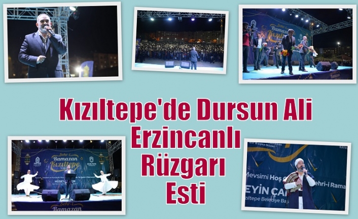 Kızıltepe'de Dursun Ali Erzincanlı Rüzgarı Esti