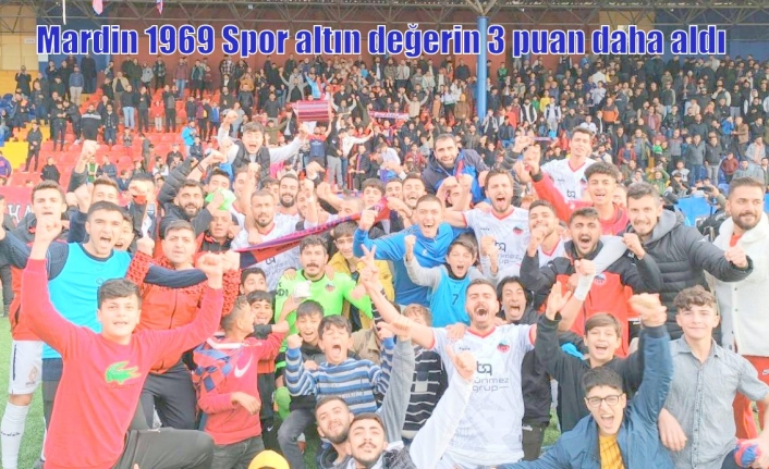 Mardin 1969 Spor altın değerin 3 puan daha aldı