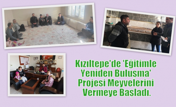 Kızıltepe’de ‘Eğitimle Yeniden Buluşma’ Projesi meyvelerini vermeye başladı