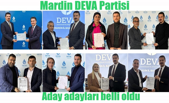 Mardin DEVA Partisi aday adayları belli oldu