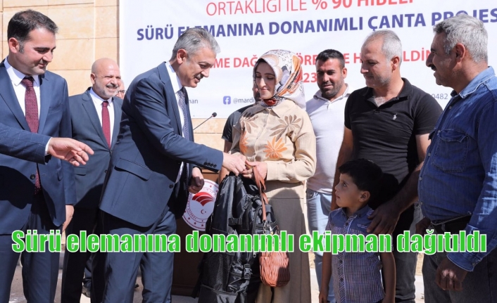 Sürü elemanına donanımlı ekipman dağıtıldı