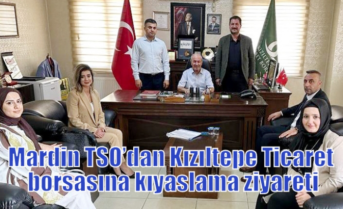 Mardin TSO’dan Kızıltepe Ticaret borsasına kıyaslama ziyareti