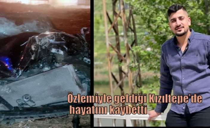 Özlemiyle geldiği Kızıltepe’de hayatını kaybetti