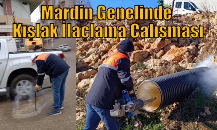 Mardin Genelinde Kışlak İlaçlama Çalışması