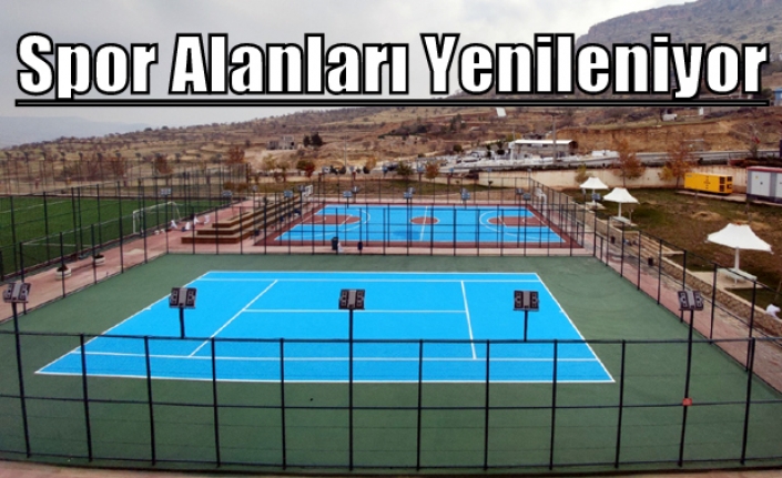 Spor Alanları Yenileniyor