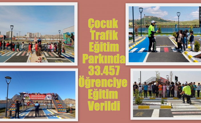 Çocuk Trafik Eğitim Parkında 33.457 Öğrenciye Eğitim Verildi