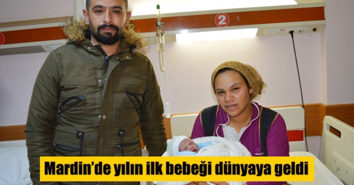 Mardin’de yeni yılın ilk bebeği Kızıltepe’de doğdu!