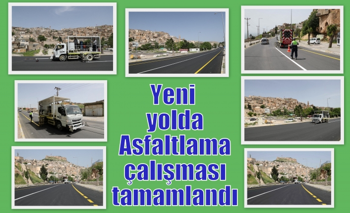 Yeni yolda Asfaltlama çalışması tamamlandı