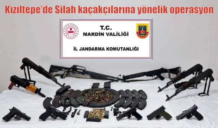 Kızıltepe’de Silah kaçakçılarına yönelik operasyon  Halit Solhan tarafından ya