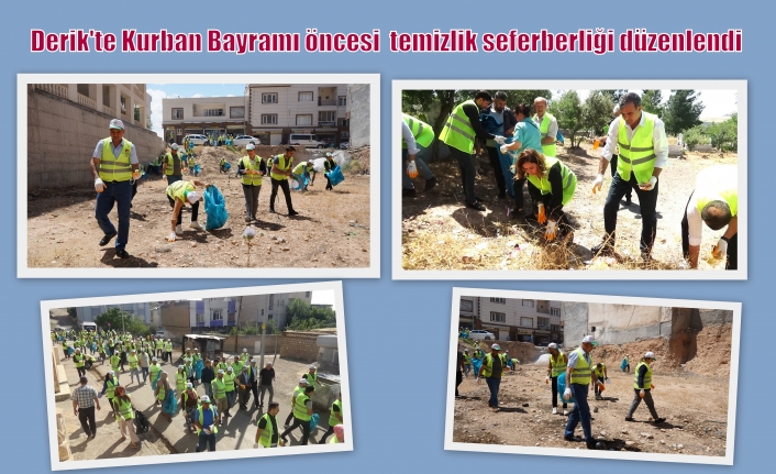 Kurban Bayramı öncesi ilçemizde temizlik seferberliği