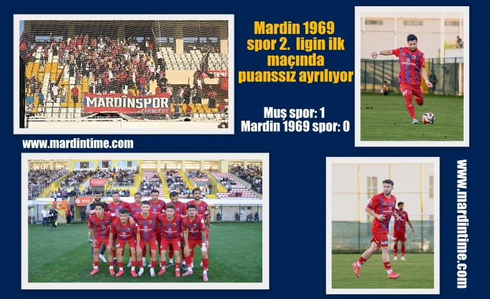 Muş spor: 1 Mardin 1969 spor: 0