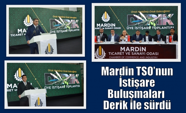 Mardin TSO’nun İstişare Buluşmaları Derik ile sürdü