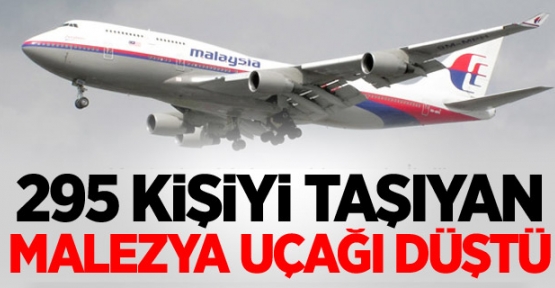 295 Kişiyi Taşıyan Malezya Uçağı Düşürüldü