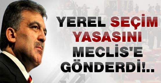 Abdullah Gül'den referanduma veto
