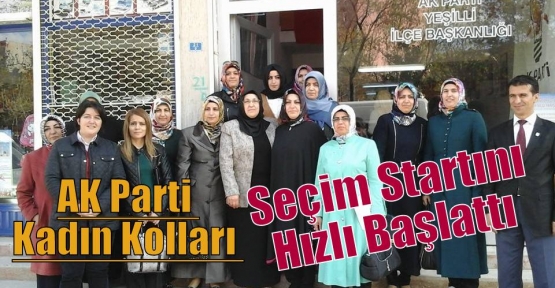 AK Parti Kadın Kolları Seçim Startını Hızlı Başlattı