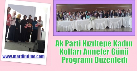 Ak Parti Kızıltepe Kadın Kolları Anneler Günü Programı Düzenledi