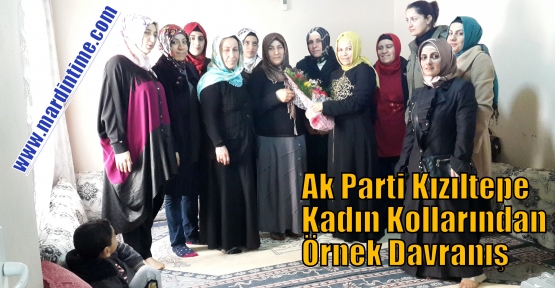 Ak Parti Kızıltepe Kadın Kollarından Örnek Davranış