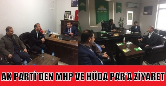 AK Parti’den MHP Ve HÜDA PAR’a Ziyaret 