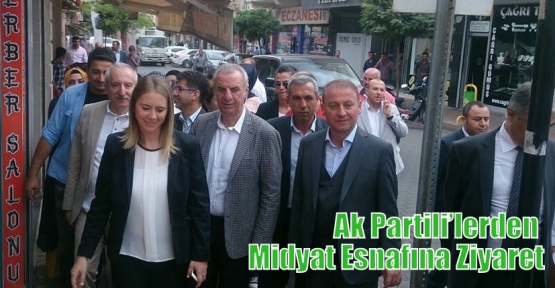 Ak Partili’lerden Midyat Esnafına Ziyaret