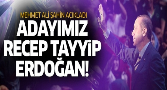 Ak Parti'nin Cumhurbaşkanı adayı belli oldu