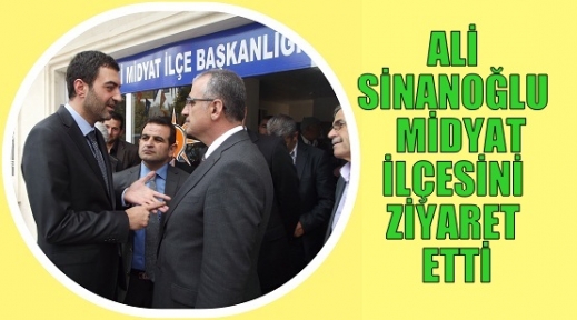 ALİ SİNANOĞLU MARDİN'İN  MİDYAT İLÇESİNİ ZİYARET ETTİ