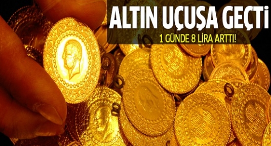 Altın uçuşa geçti!