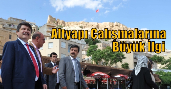 Altyapı Çalışmalarına Büyük İlgi