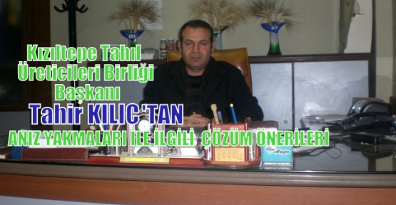   Anız Yakmaları İle İlgili Açıklama Ve Çözüm Önerileri 