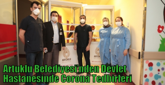 Artuklu Belediyesi’nden Devlet Hastanesinde Corona Tedbirleri