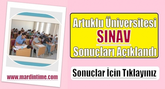 Artuklu Üniversitesi sınav sonuçları açıklandı