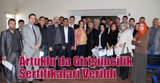 Artuklu’da Girişimcilik Sertifikaları Verildi