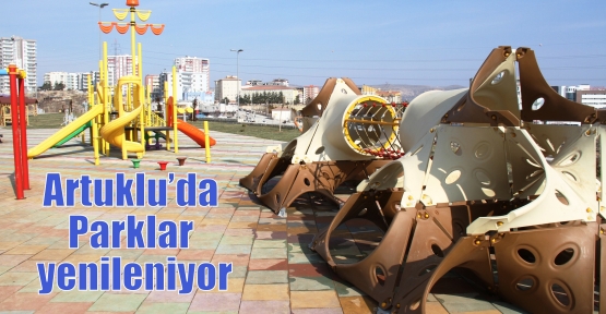 Artuklu’da Parklar yenileniyor