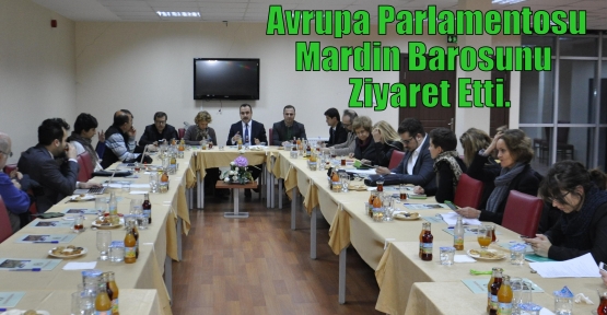 Avrupa Parlamentosu Mardin Barosunu  Ziyaret Etti.