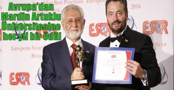 Avrupa’dan Mardin Artuklu Üniversitesine her yıl bir ödül