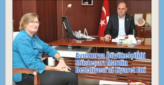Avusturya Büyükelçiliği Müsteşarı Mardin Belediyesi’ni Ziyaret Etti