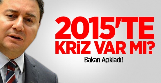 Babacan'dan Kriz Açıklaması!