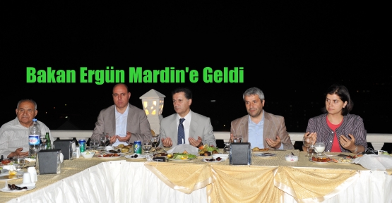 Bakan Ergün Mardin Belediyesini Ziyaret Etti
