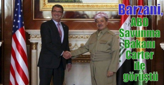 Barzani, ABD Savunma Bakanı Carter ile görüştü