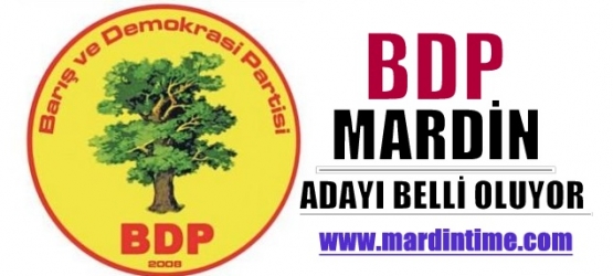 BDP MARDİN ADAYI 15 ARALIK ’DA BELLİ OLUYOR