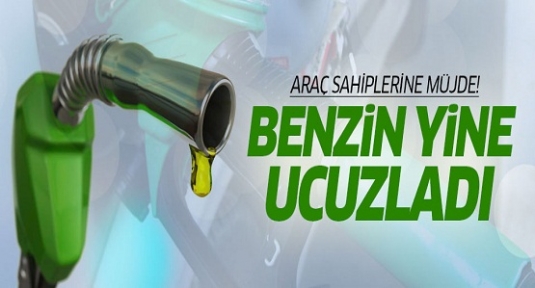 Benzin 11 kuruş ucuzladı