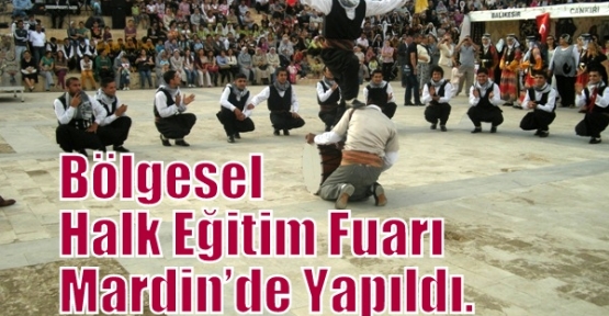 Bölgesel Halk Eğitim Fuarı Mardin’de Yapıldı. 