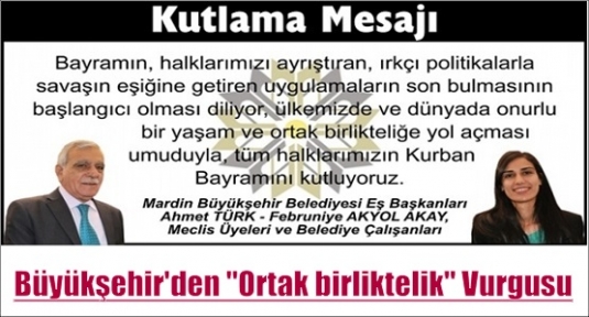 Büyükşehir'den “Ortak birliktelik“ Vurgusu