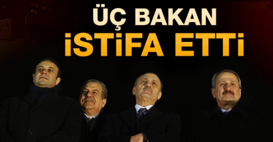 Çağlayan Güler ve Bayraktar istifa etti