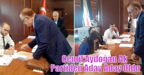 Cemil Aydoğan Ak Partiden Aday Aday Oldu