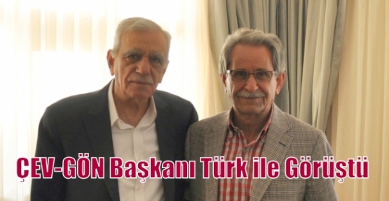 ÇEV-GÖN Başkanı Türk ile Görüştü